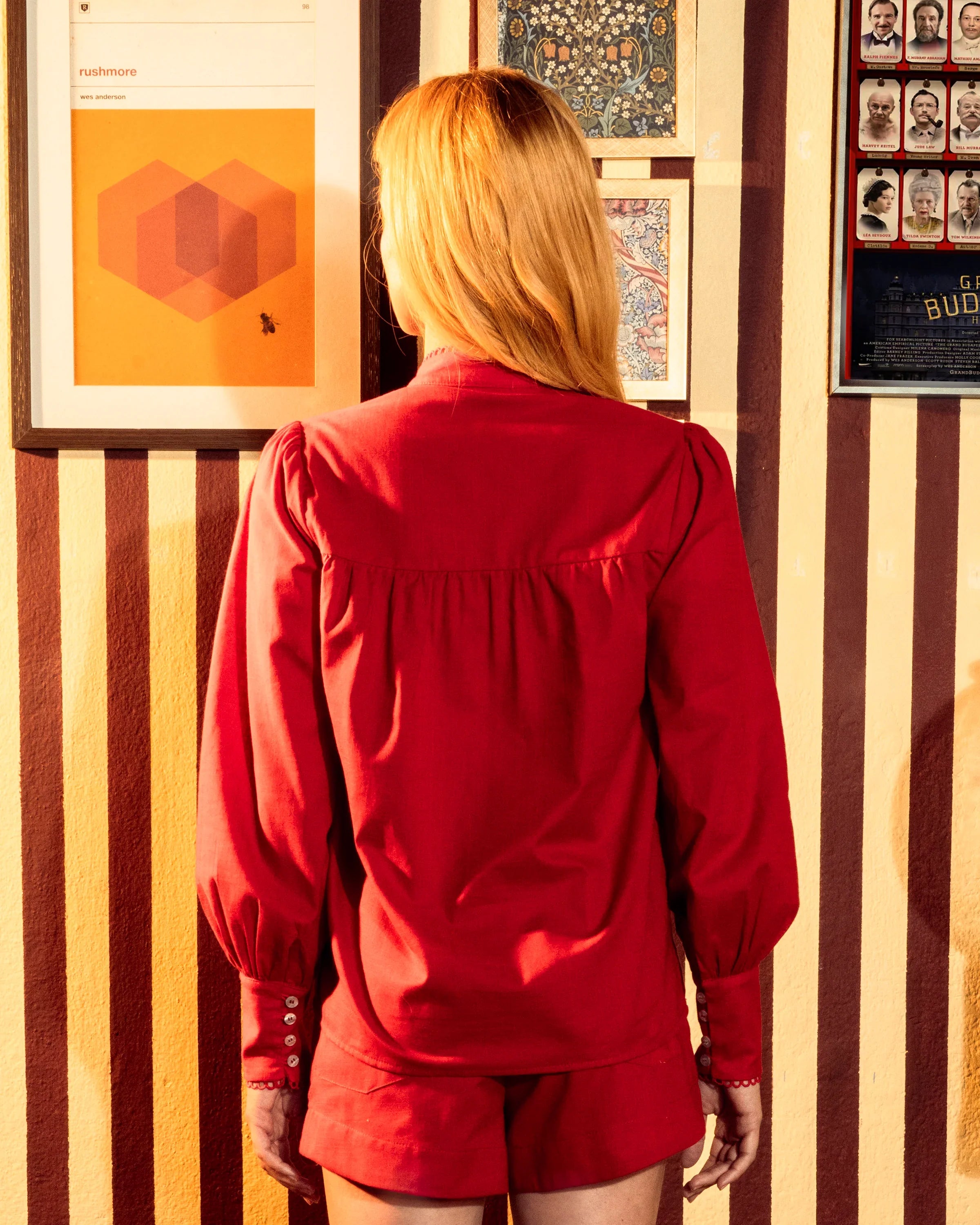 Camisa Amanhecer - Carmim - Junü