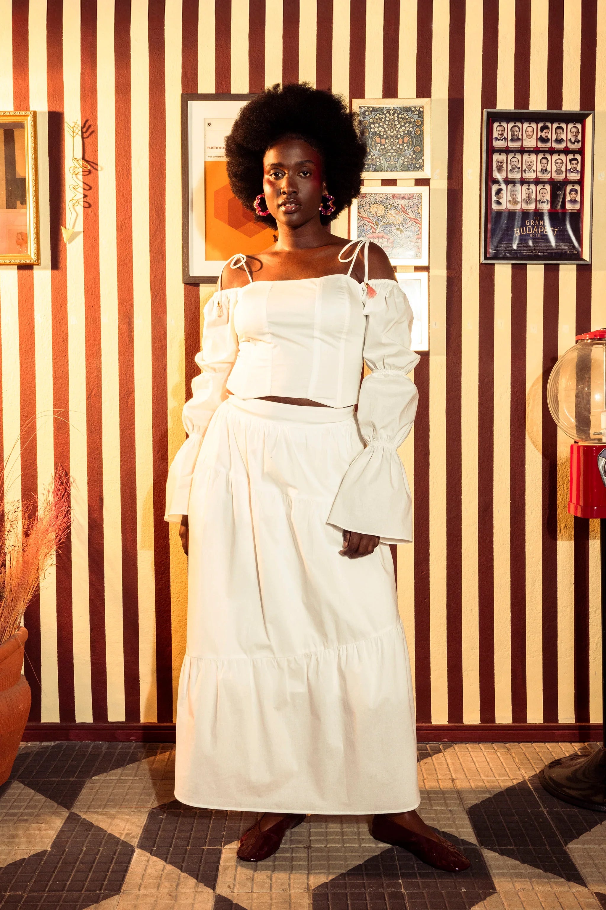 Blusa Corset Envolver - Off White - Junü