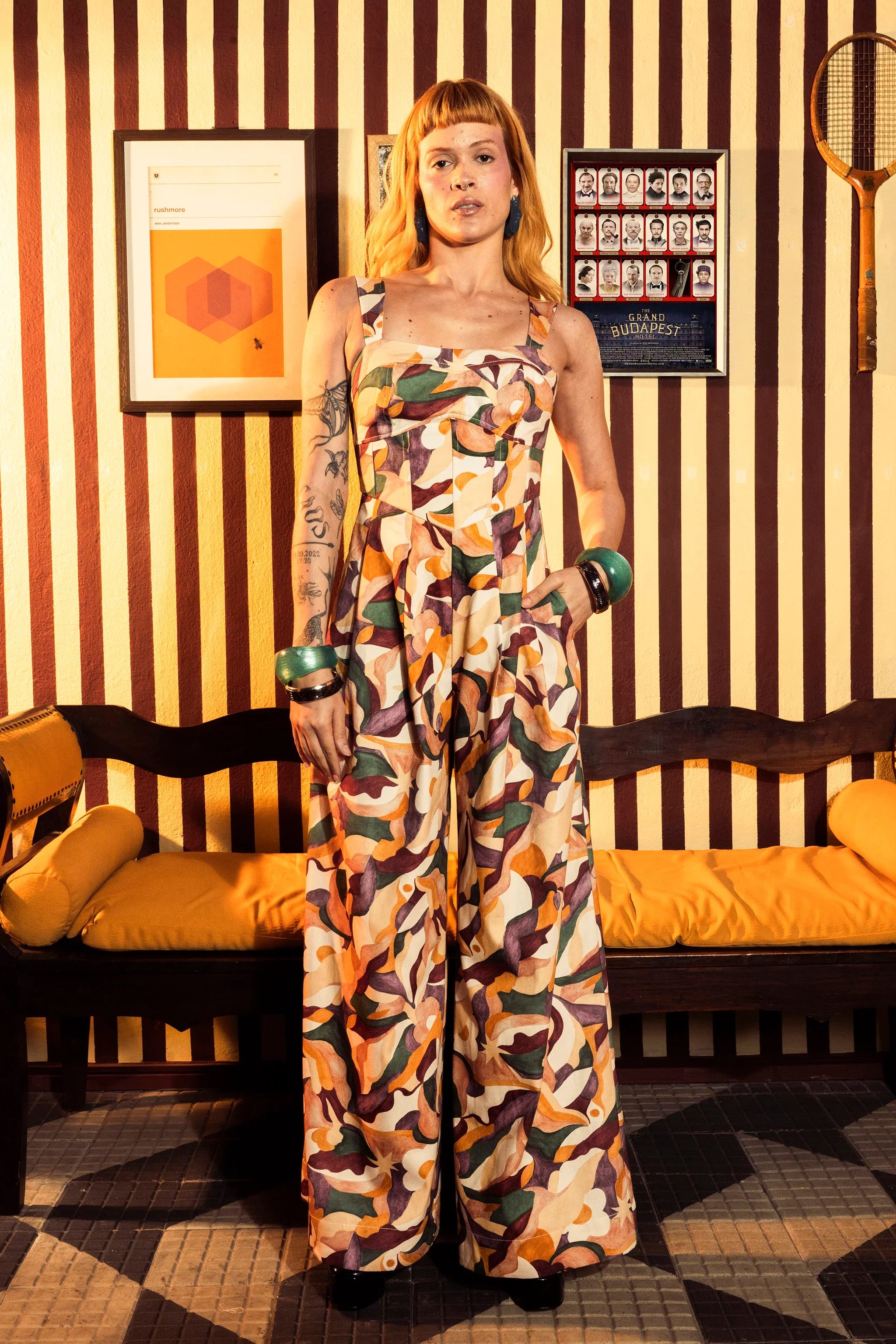 Macacão Amelia - Lamparina Bordô - Junü