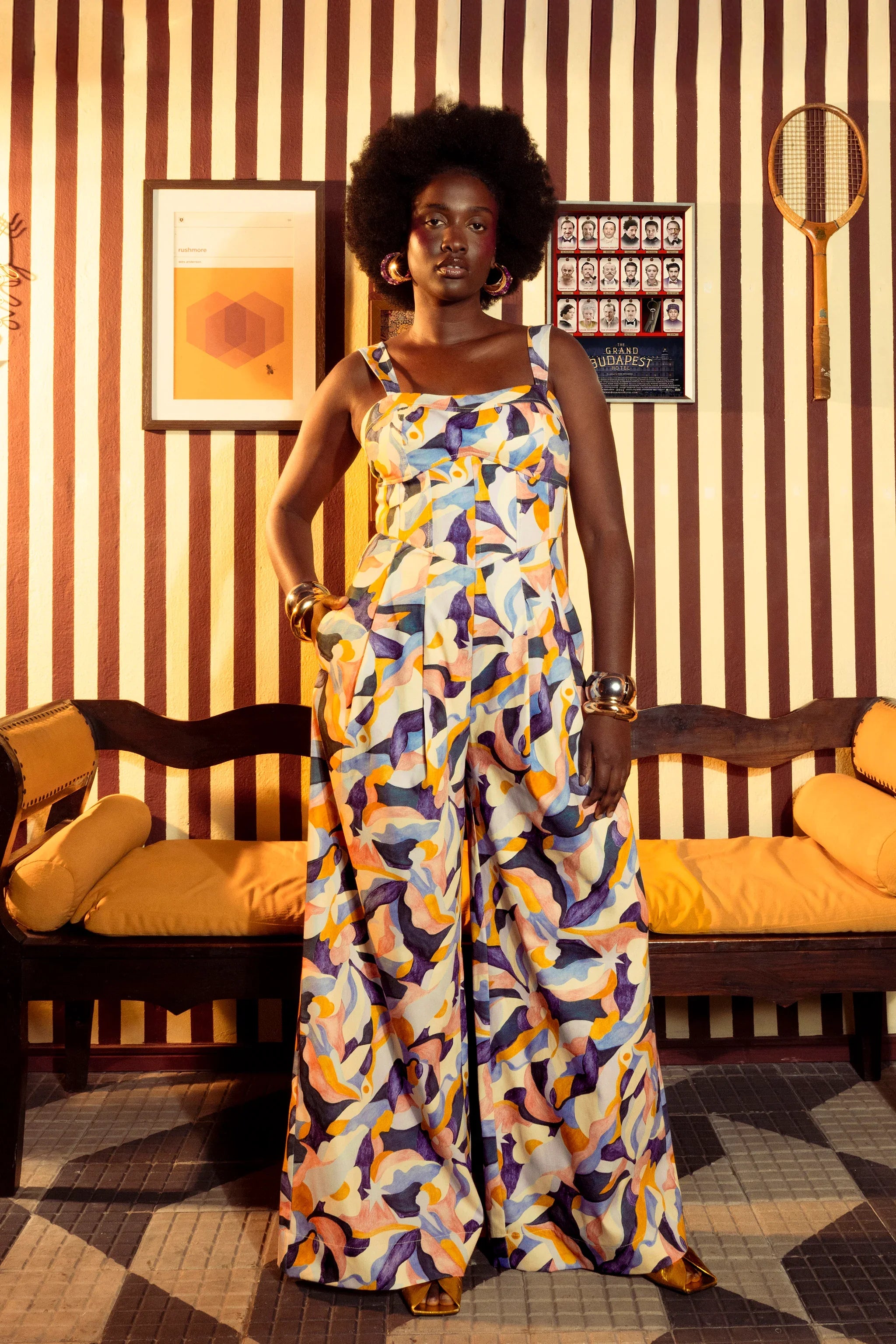 Macacão Amelia - Lamparina Azul - Junü