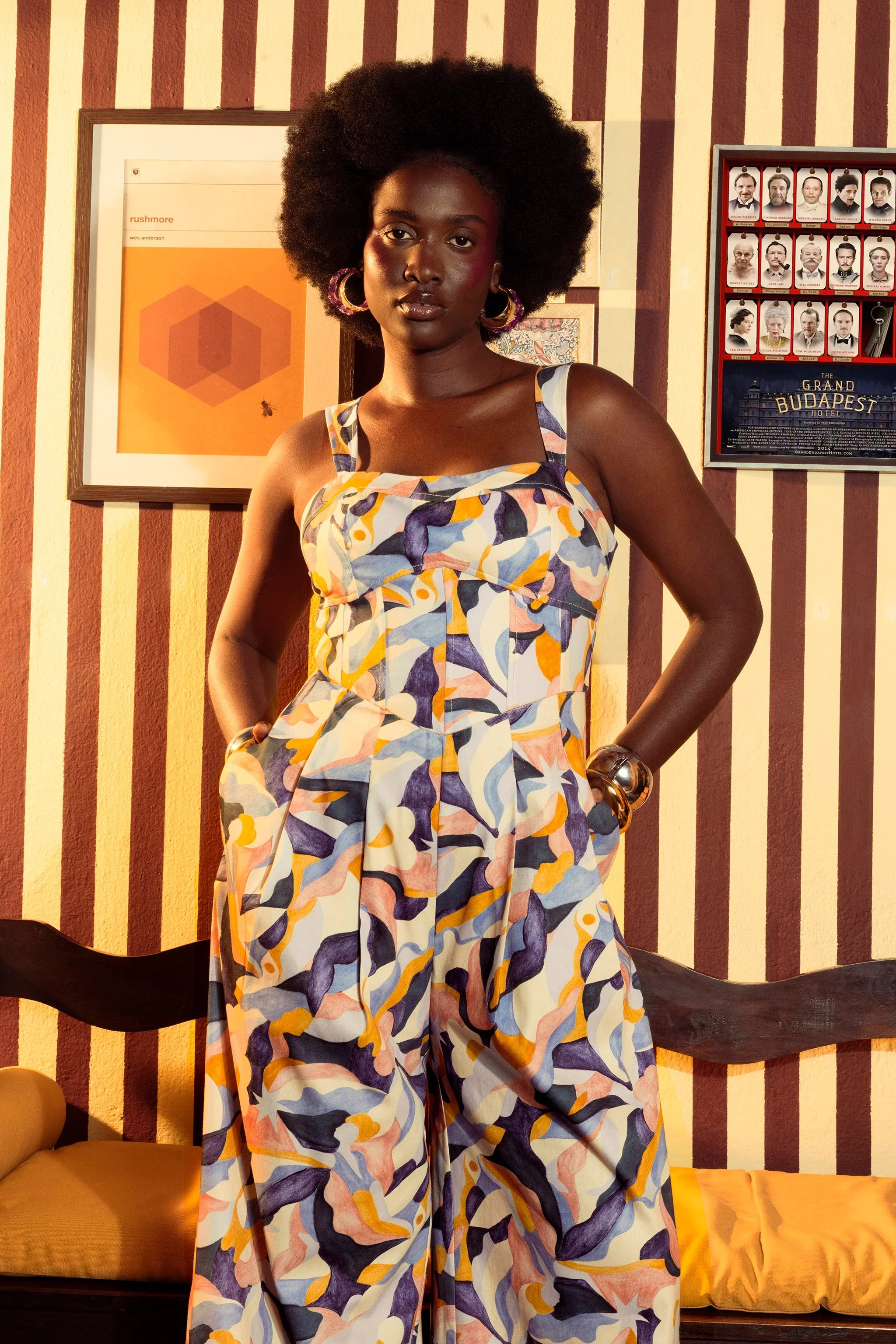 Macacão Amelia - Lamparina Azul - Junü