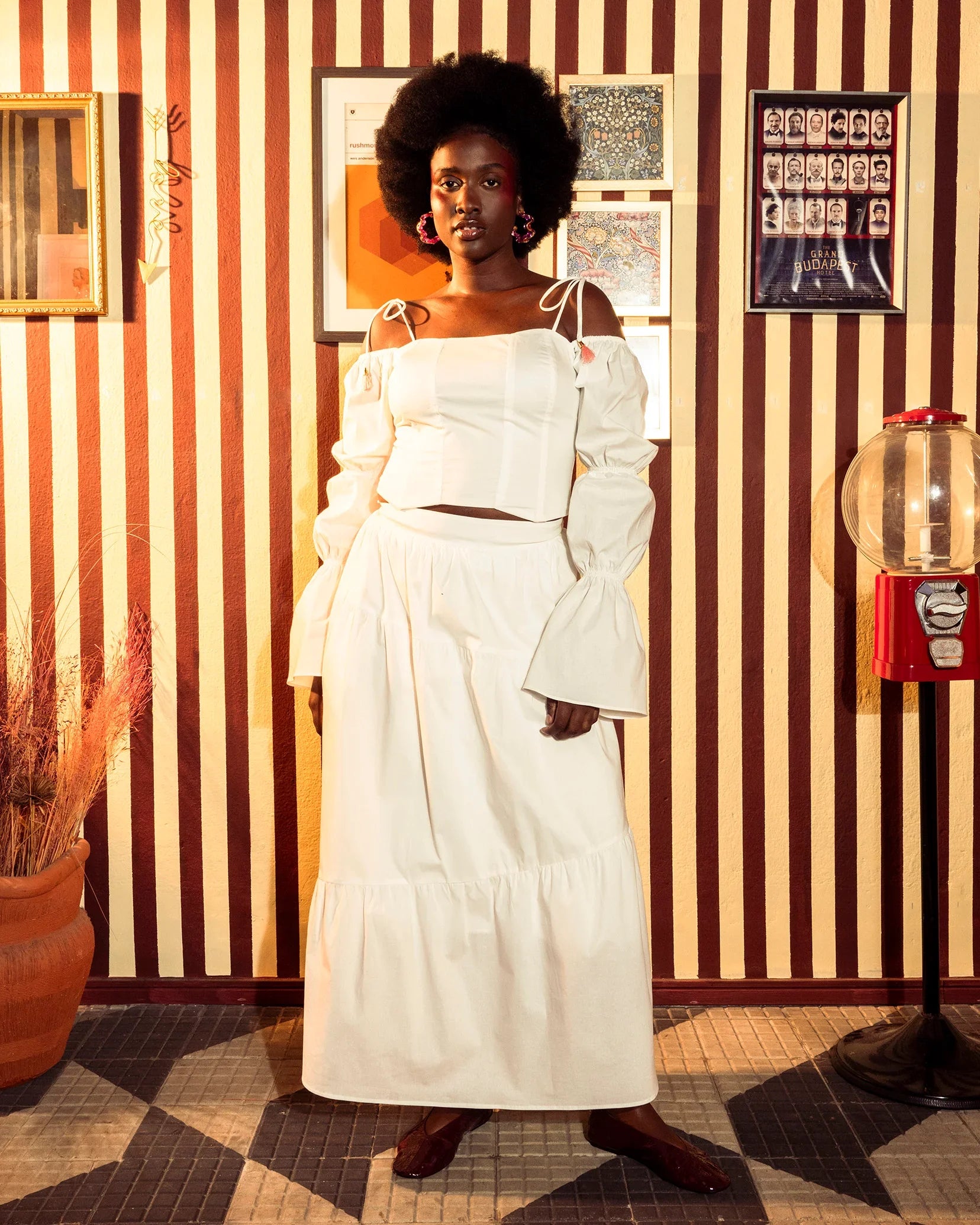 Saia Compasso - Off White - Junü