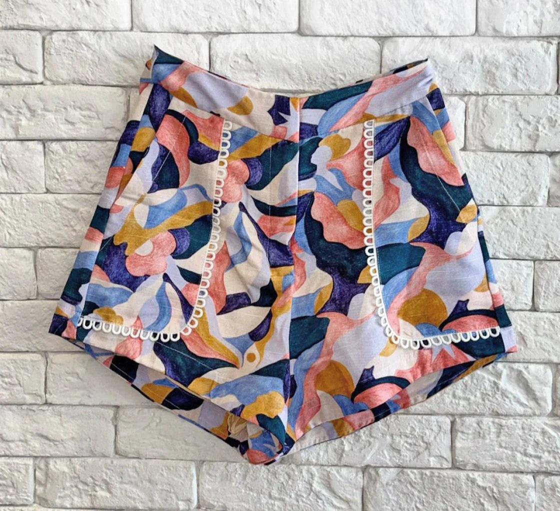 Shorts Brisa de Jade - Azul - Junü
