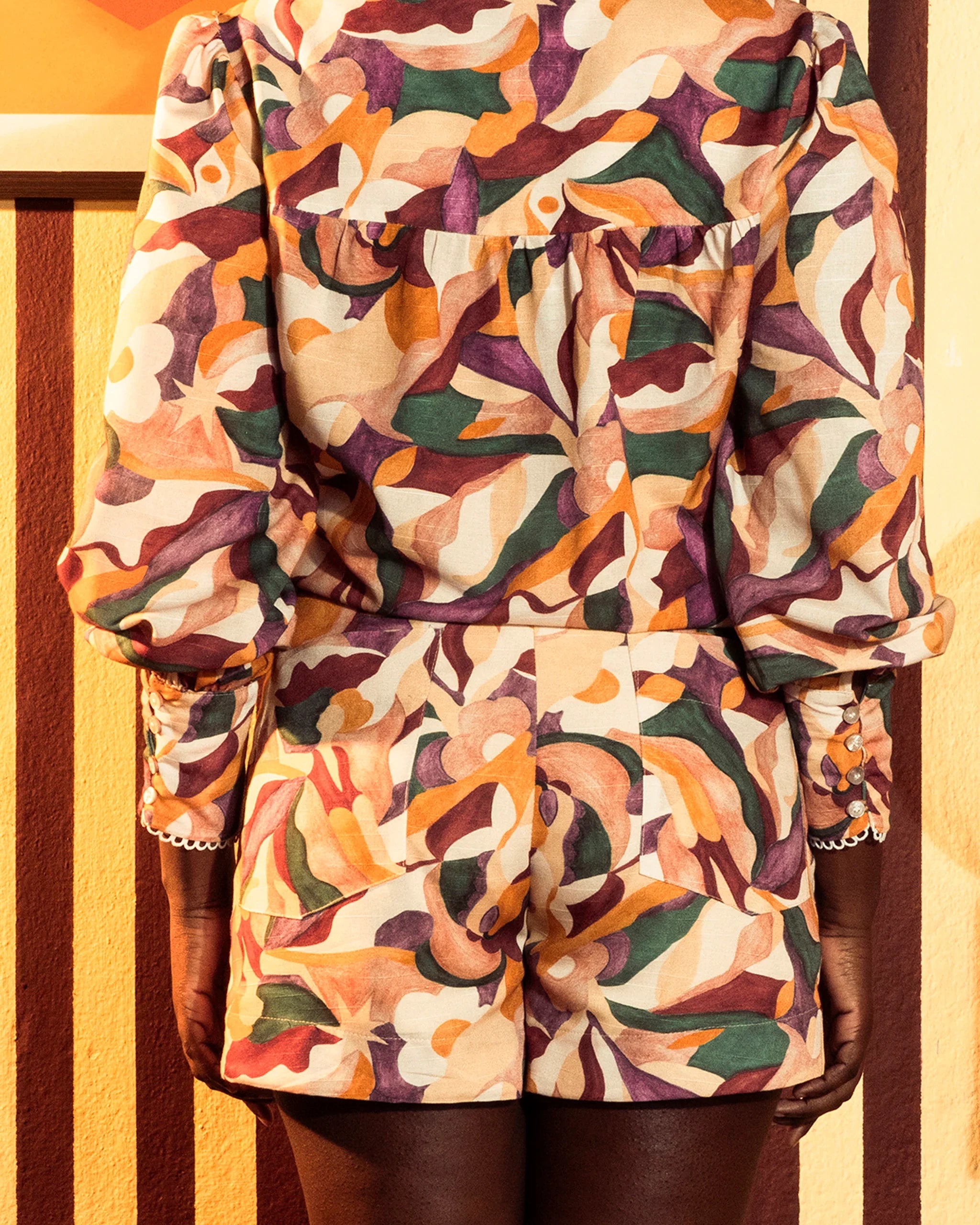 Shorts Brisa de Jade - Bordô - Junü