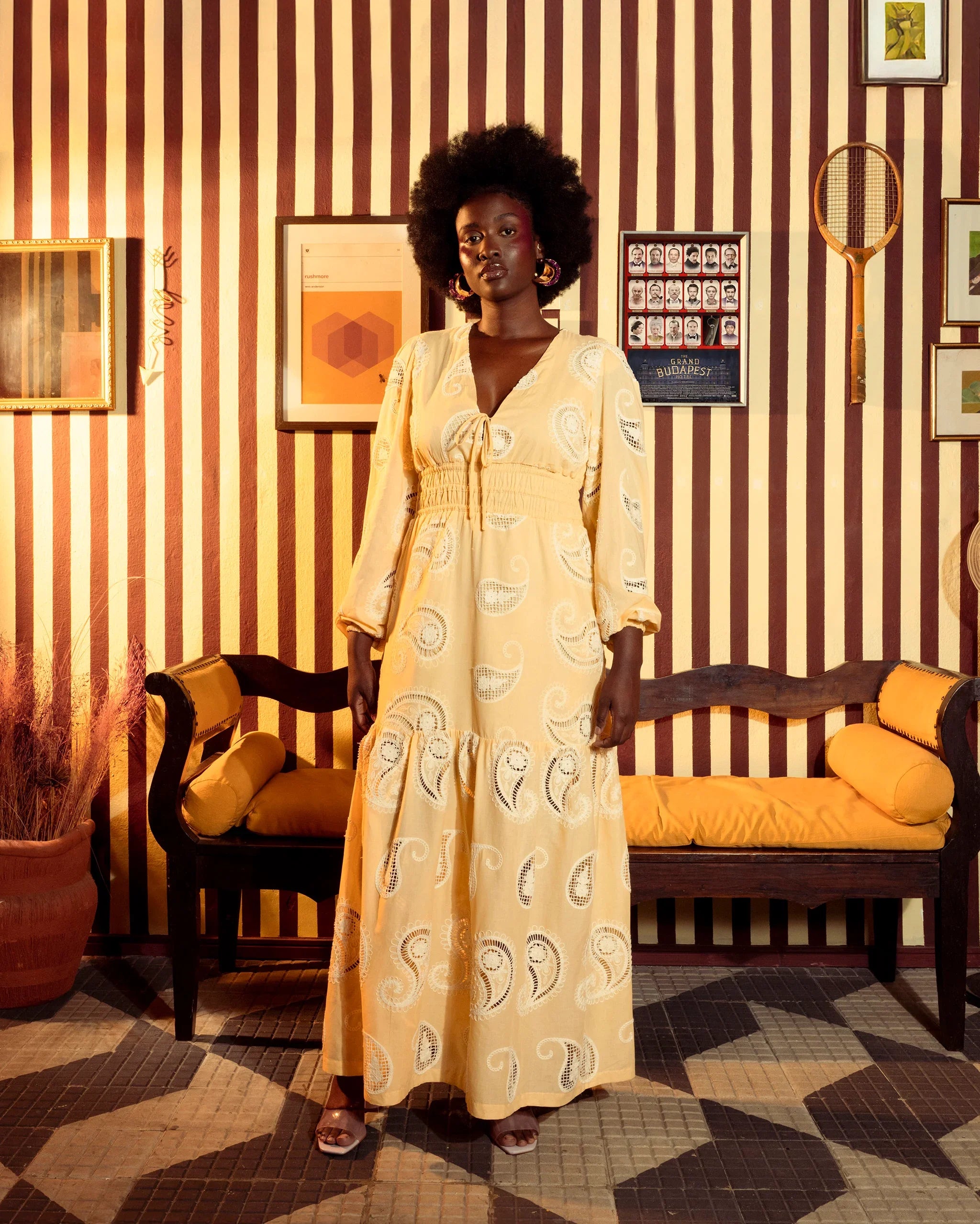 Vestido Pina Amarelo - Junü