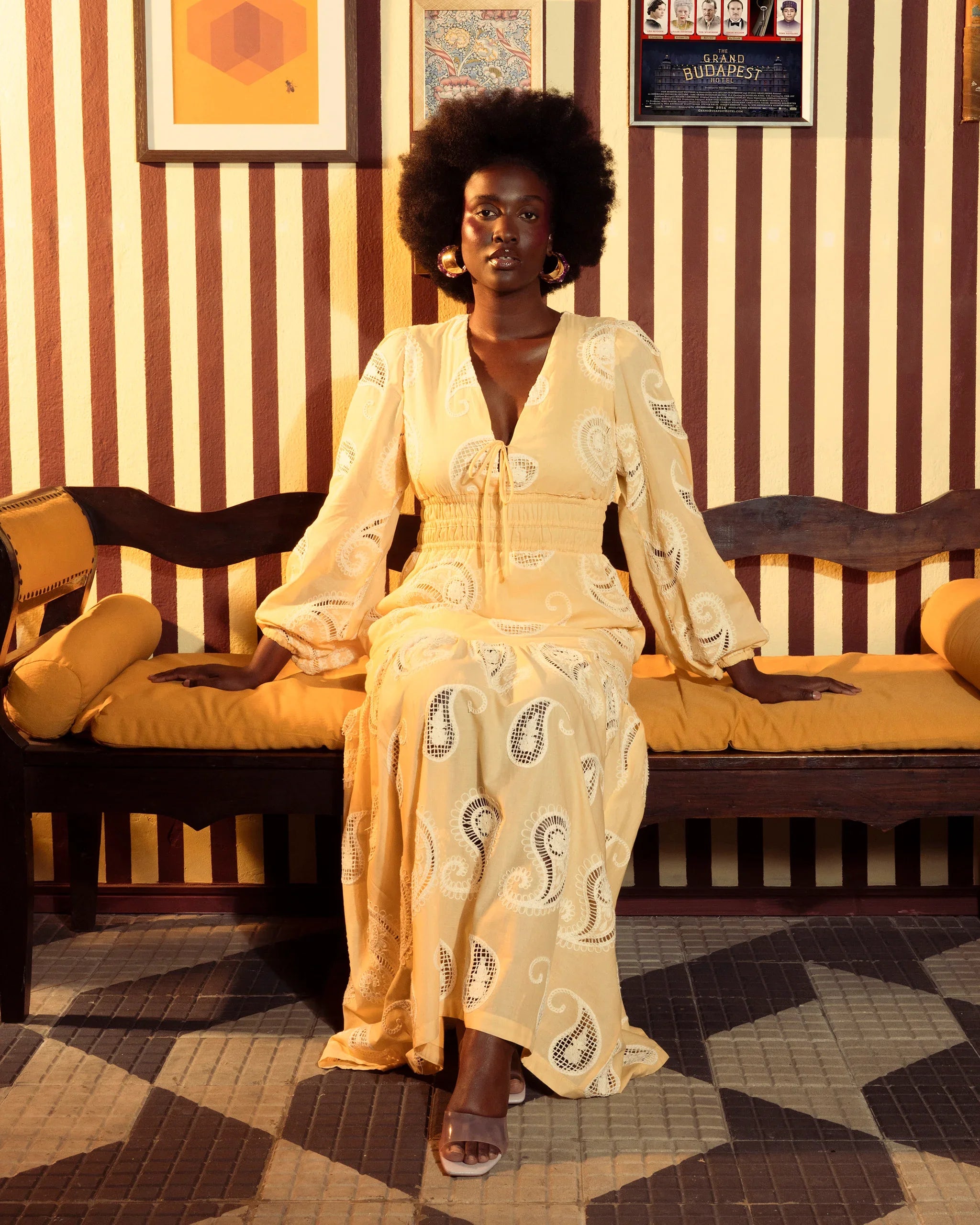 Vestido Pina Amarelo - Junü